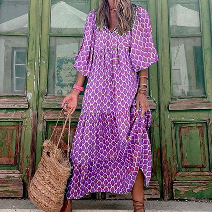 Aria™ | Vintage Bohemian Maxi Dress