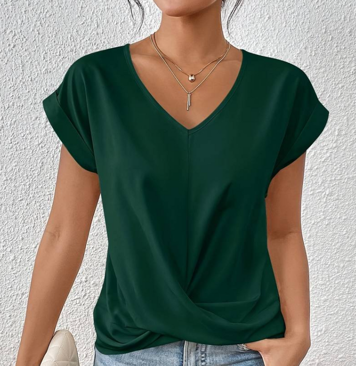 Clara | Elegant Fit V-Neck Top