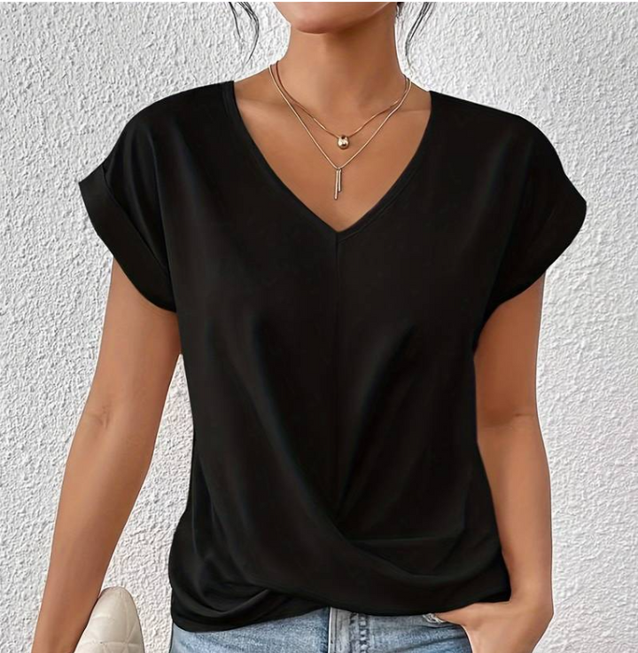 Clara | Elegant Fit V-Neck Top